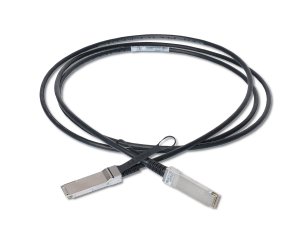 QSFP+ module with wire
